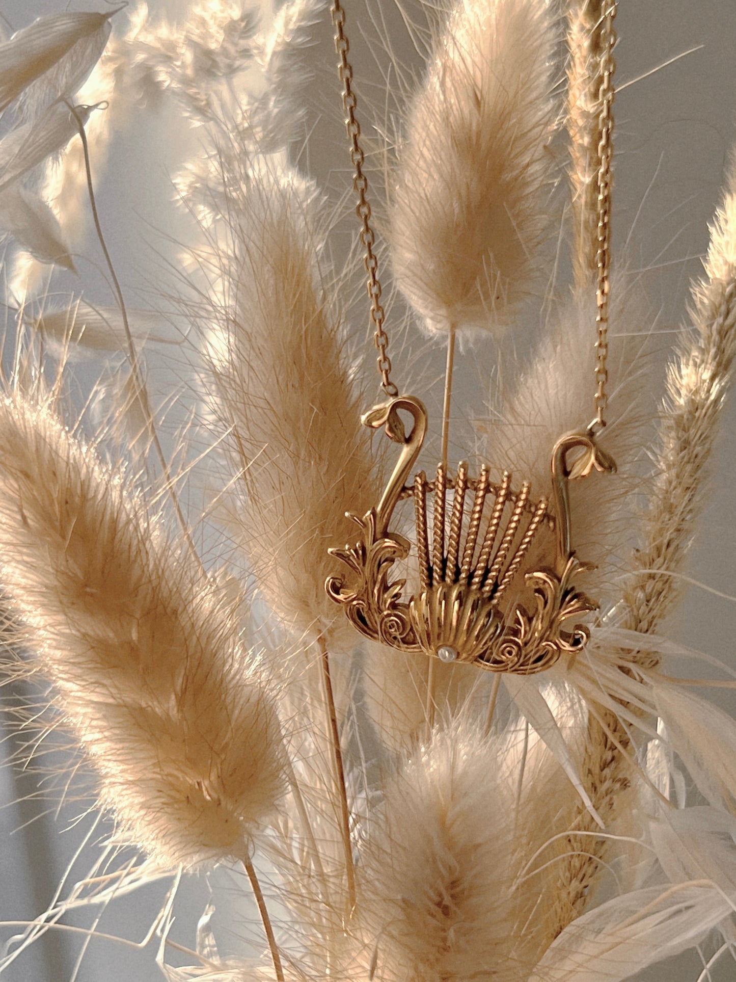 Lyre Necklace